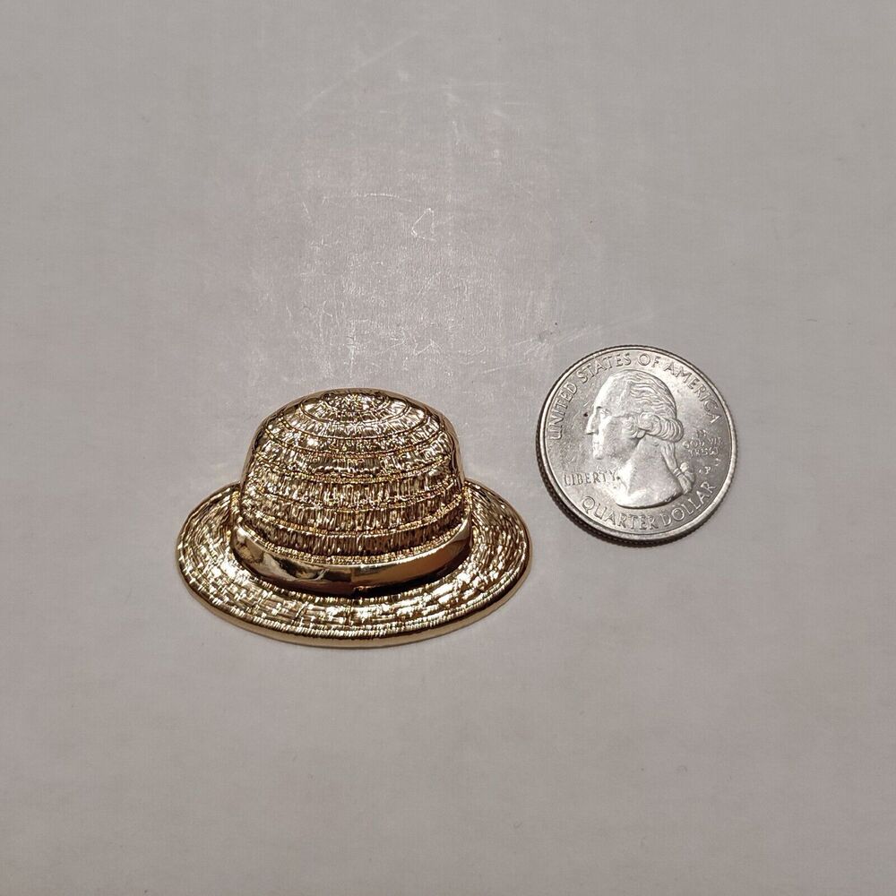 One Piece Golden Straw Hat Enamel Pin Official Collectible Mystery Badge Series